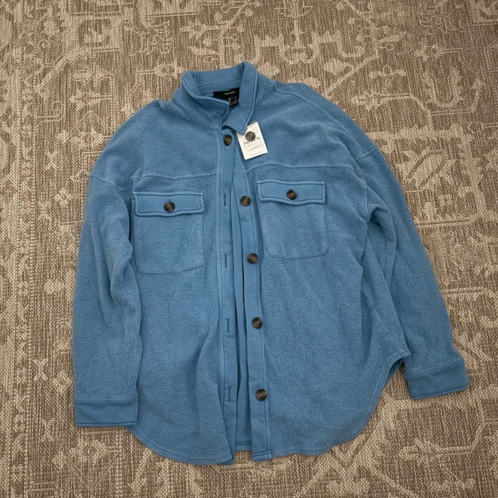 NWT Forever 21 Fleece Shacket